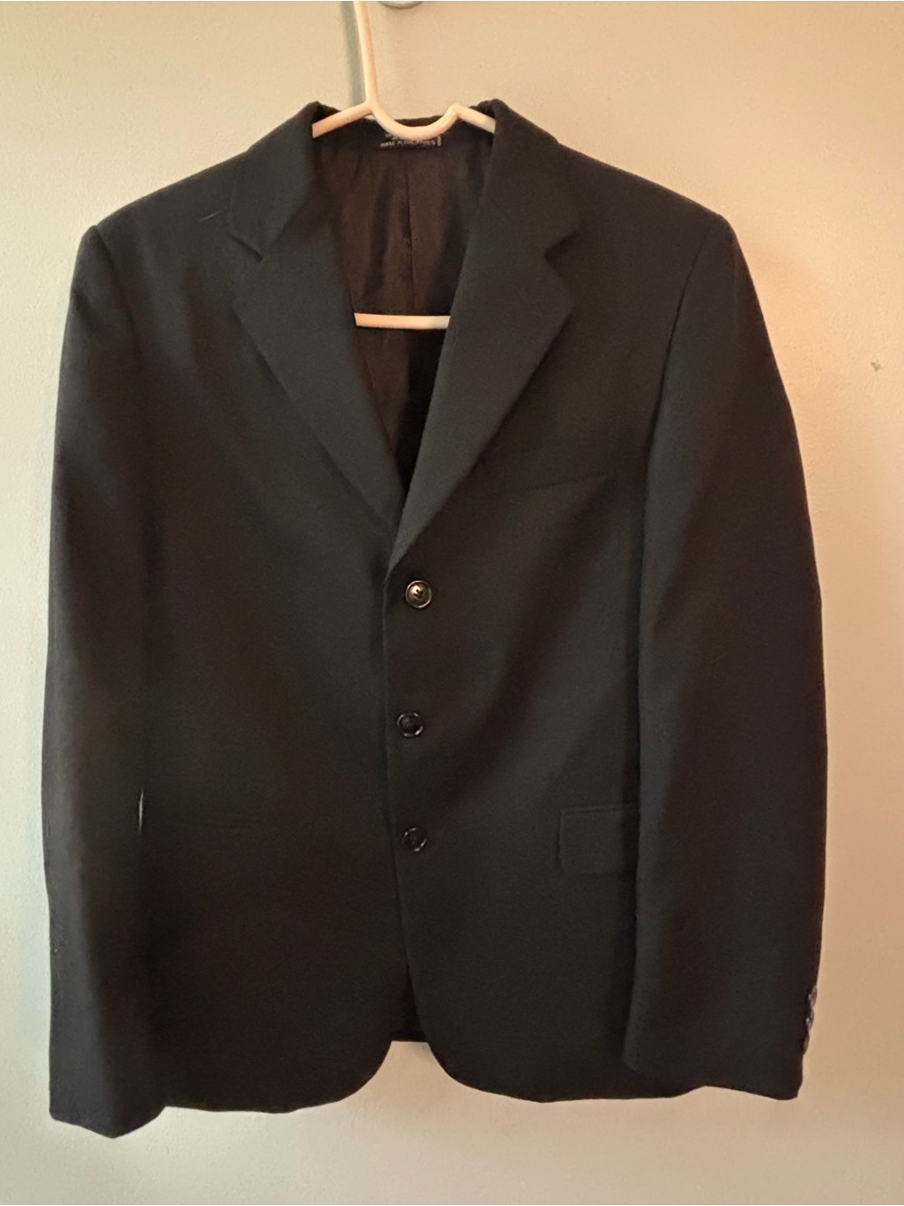Boys Blazer SZ 16/18 XL Black 3 Button Calvin Clothing Co